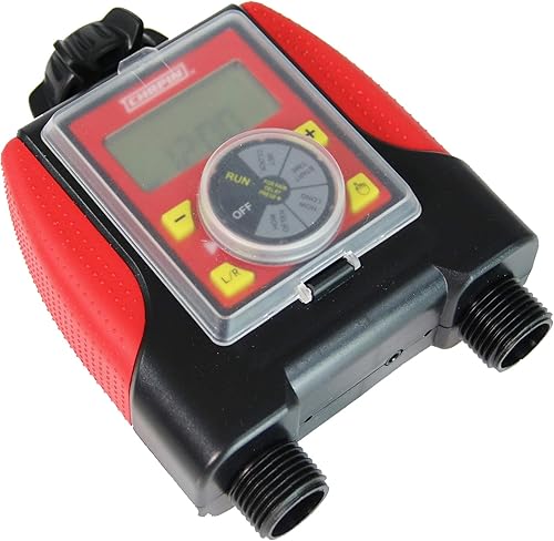 Chapin 41003 Temporizador de agua de doble zona con construcción resistente al agua, numerosas opciones para la frecuencia de riegoduración de la