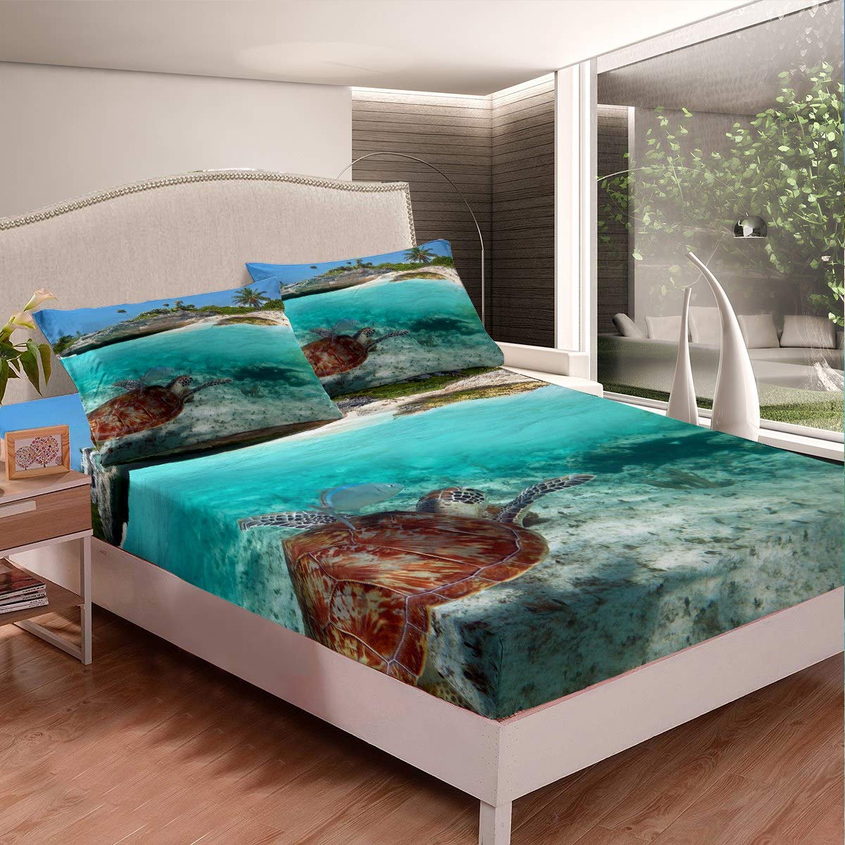 Set Lenzuola Sportive Bambini 3 Pezzi - Lenzuolo Con Angoli, Piano E Federa Per Letto Singolo