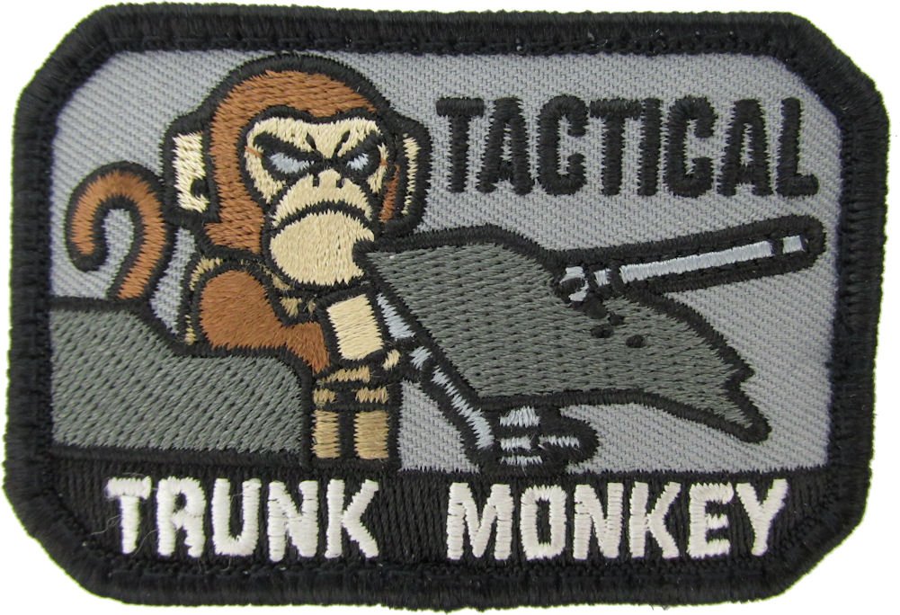 Tactical Trunk Monkey Morale Patch (SWAT (Black))