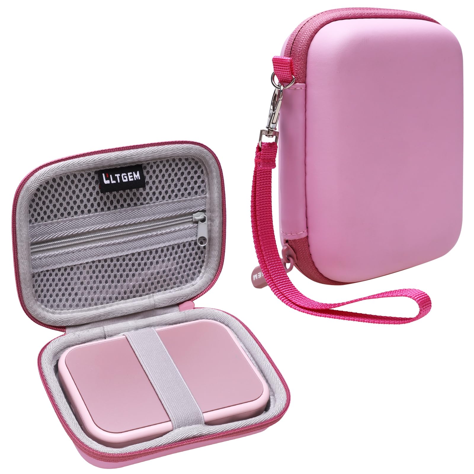 LTGEM Hard Case for Canon Ivy 2 Mini/Ivy Mini Photo Printer and Canon Ivy CLIQ CLIQ+ CLIQ 2 CLIQ+2 Instant Camera Printer(Pink)