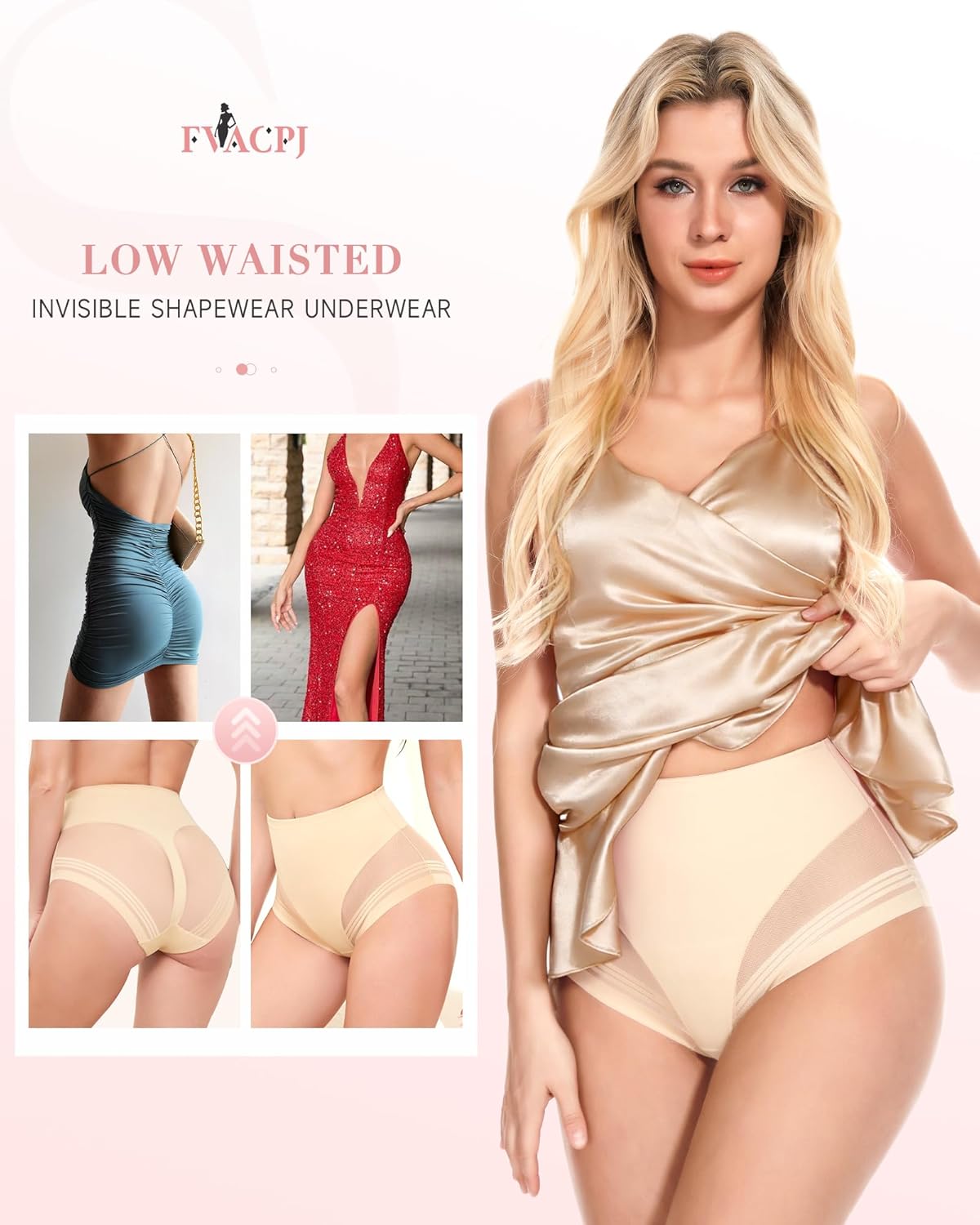 Shapewear Tummy Control Underwear - Low Rise Seamless Control Panties Women's Shaping Briefs for Everyday Wear - Image 3