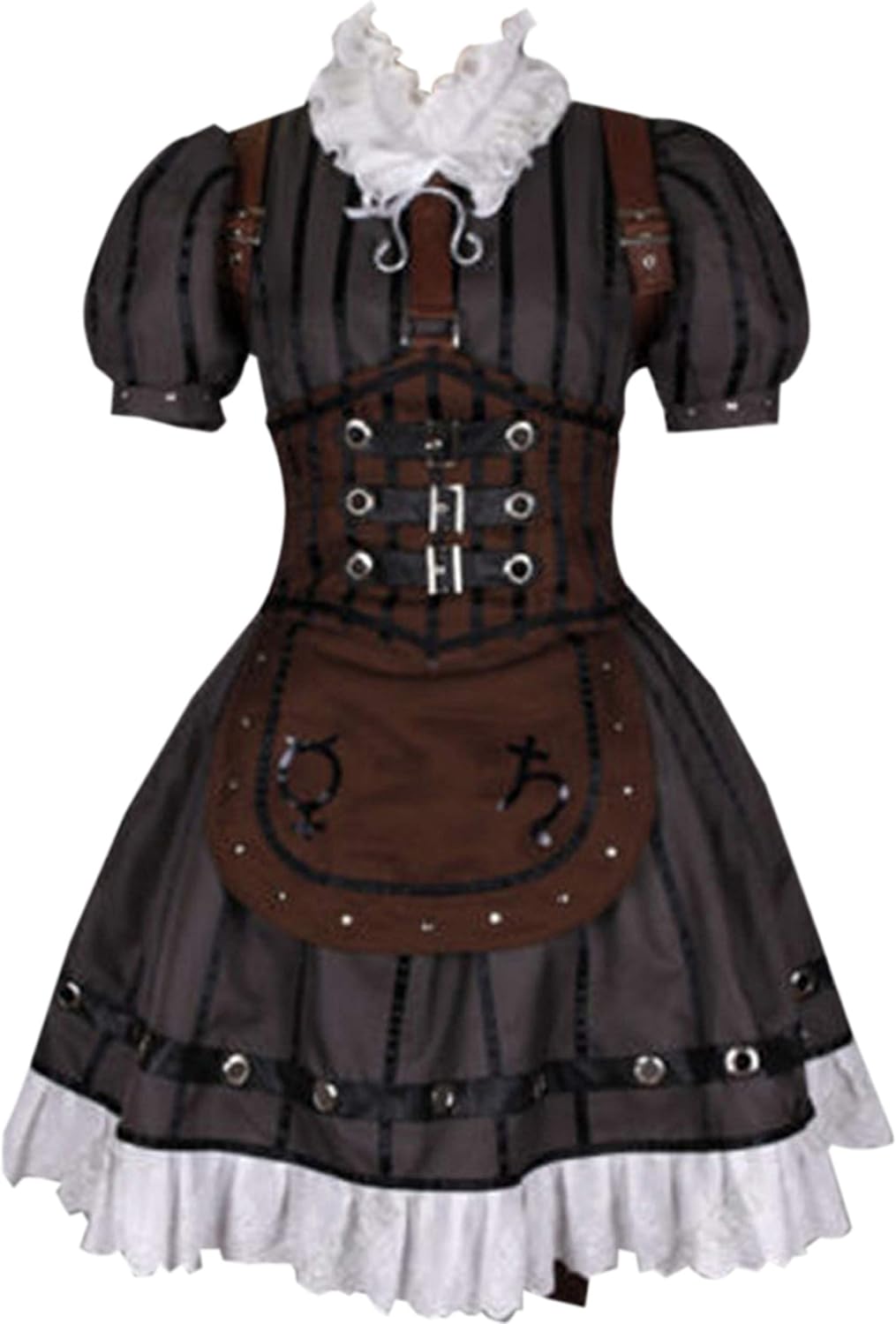 Women's Alice Steam Maid Dress Halloween Cosplay Costume