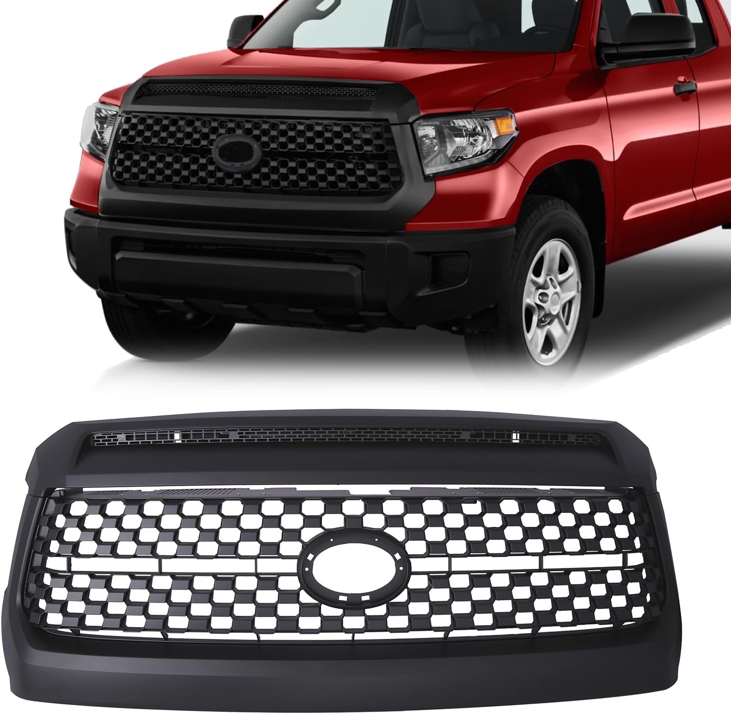 Amazon.com: Toyota Tundra TRD PRO Front Grille with Hood Bulge Super ...
