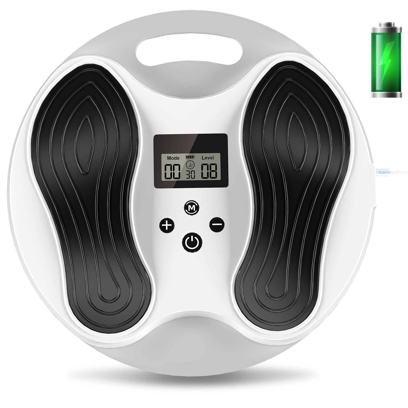 Masseurs de pieds rechargeables pour la douleur et la circulation, masseur de pieds EMS, machine de circulation des pieds, masseur de pieds sans fil EMS et TENS, pour soulager la douleur neuropathie