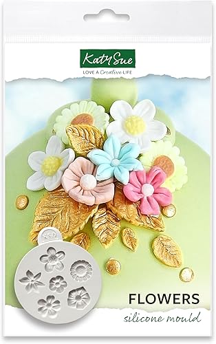 Miniatura 27 de Katy Sue Molde de silicona con volantes pequeños para decoración de pasteles estilo Lambeth - Tamaño de volantes 7.9 x 0.7 x 0.2 pulgadas