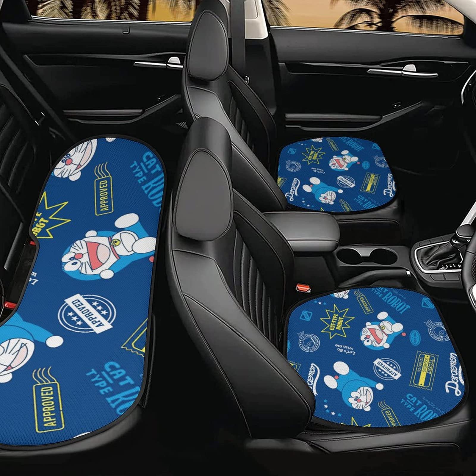 Amazon.co.jp: ドラえもん 車の座布団 冷感座布団 アイスシルク カー