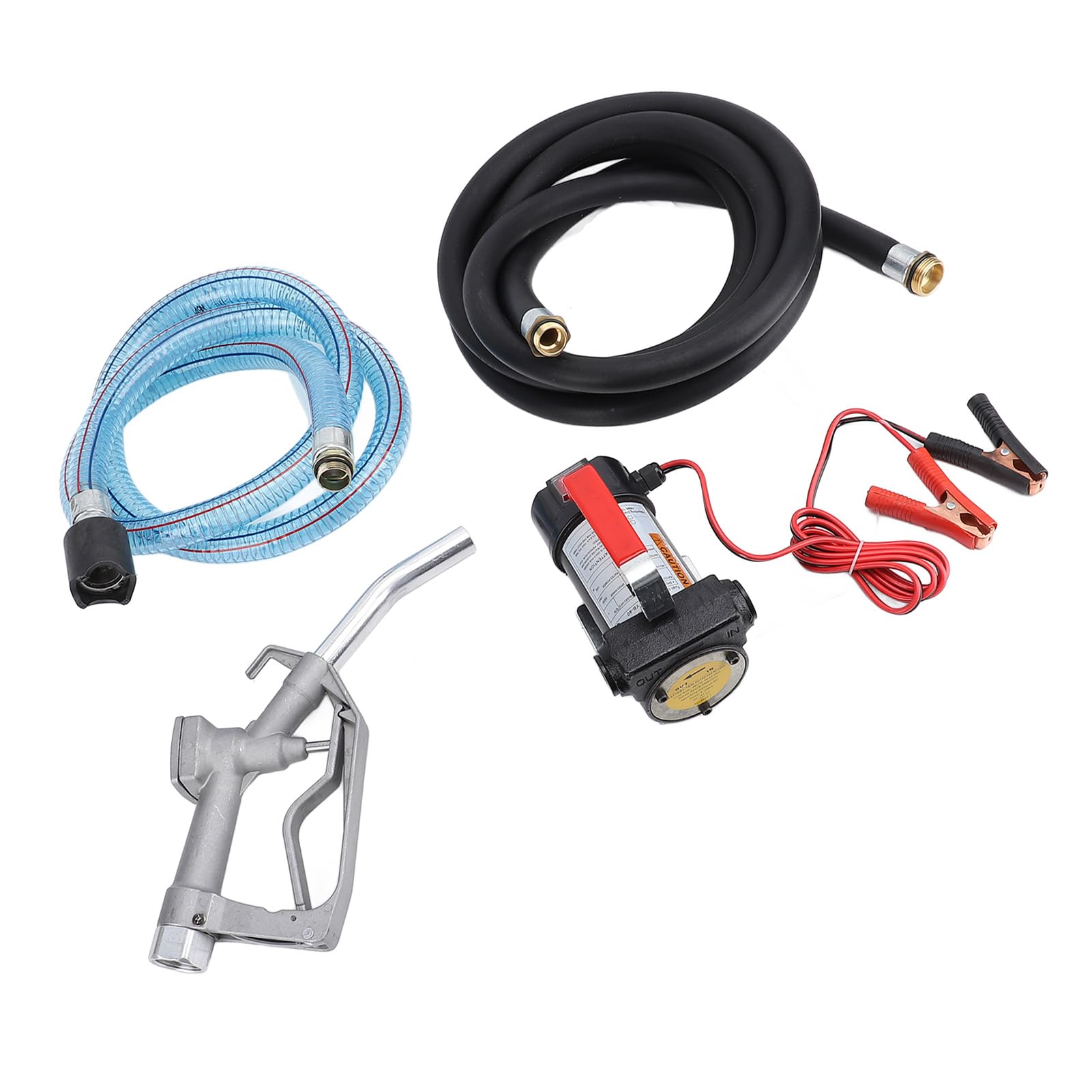 Generic Zestaw Elektrycznej Pompy Paliwa 12 V 155 W Niezawodny System Przesyłu Paliwa do Ciężkich zastosowań W Zastosowaniach Przemysłowych i Morskich Zawiera Węże i dyszę