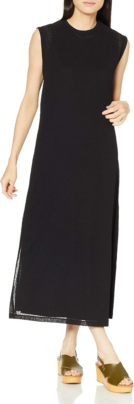 Amazon Co Jp ミラオーウェン 透け感レイヤードテレコワンピ 09wco66 レディース 服 ファッション小物