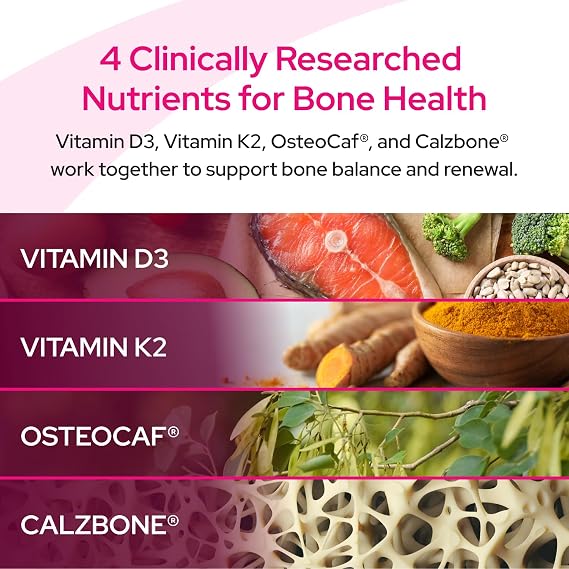 OsteoFraxTM, Bone Health Supplements Women, Calcium D3 K2