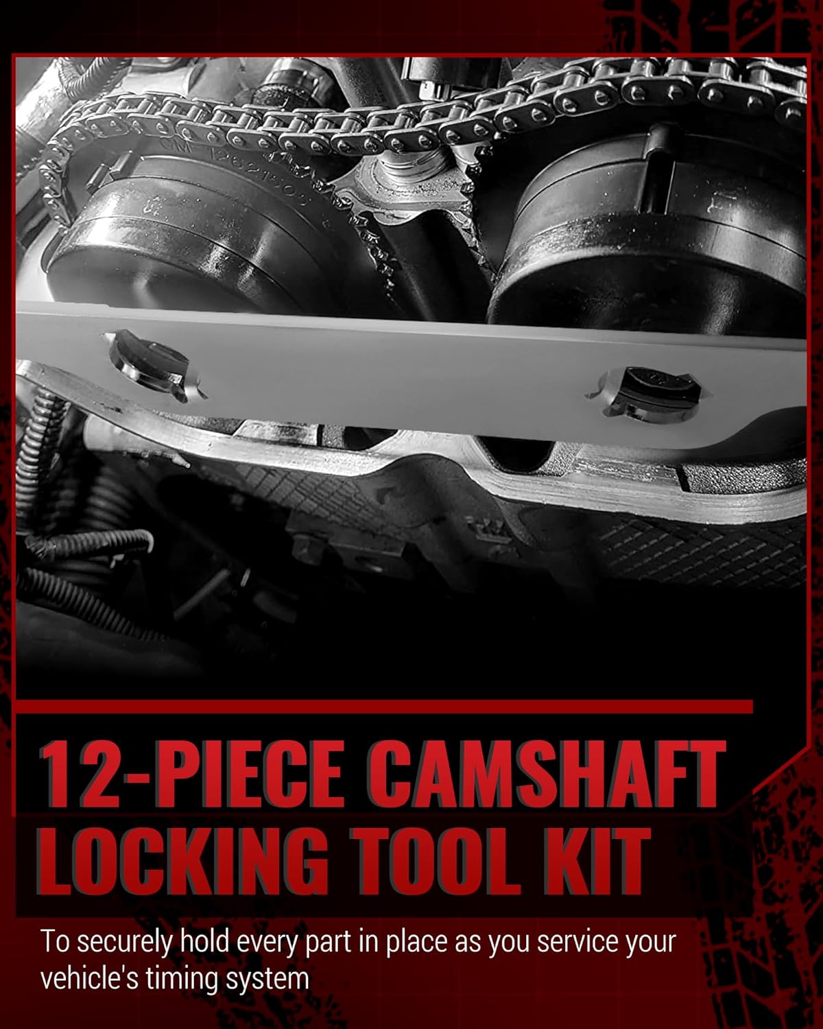 Camshaft Actuator Locking Timing Tool Compatible with GM/Buick/Chevrolet/GMC Ecotec 2.0 2.4 Engine, Replace EN48953, Cam Phaser Retainer Water Pump Sprocket Retainer Holding Tool