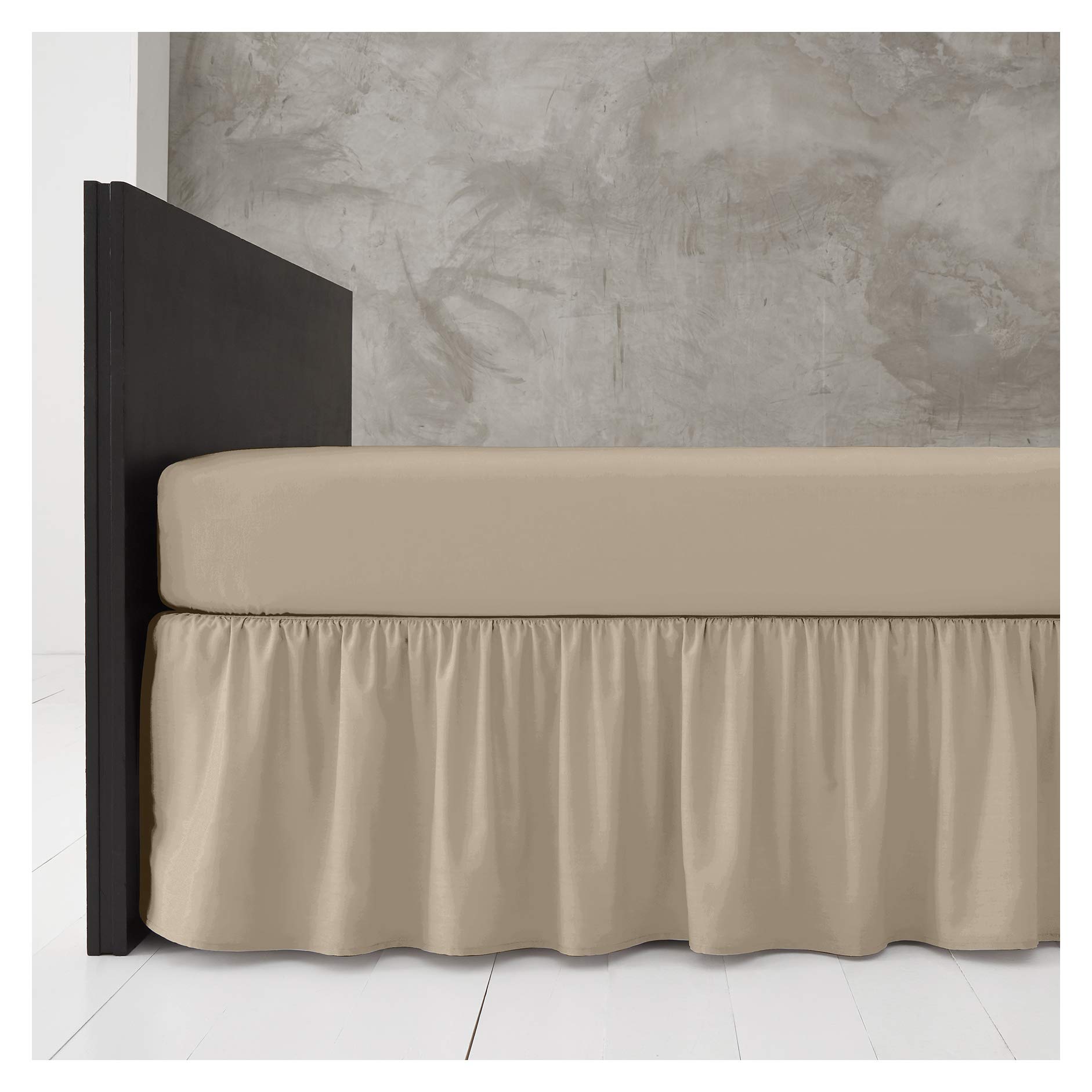 GC GAVENO CAVAILIA Plain Dyed Diamond, Base Valance Sheet Single Natural