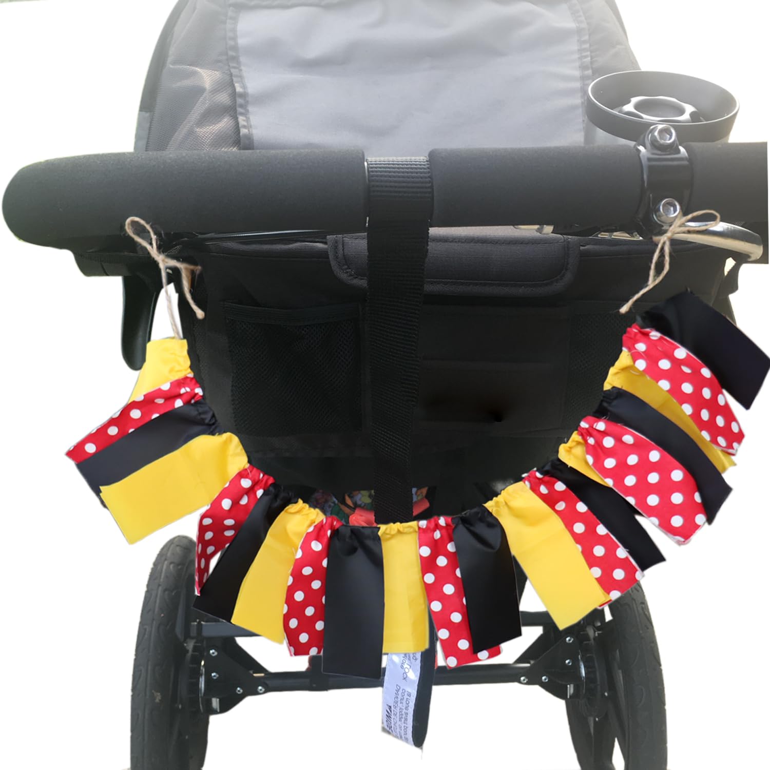 Stroller Identifier Tag Fabric Banner Stroller Finder Banner Stroller Sign Amusement Park Tag Theme Park Spotter Wheelchair Tag