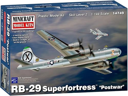 Minicraft Modelos 014749 1/144 RB-29 Superfortress Modelo Kit