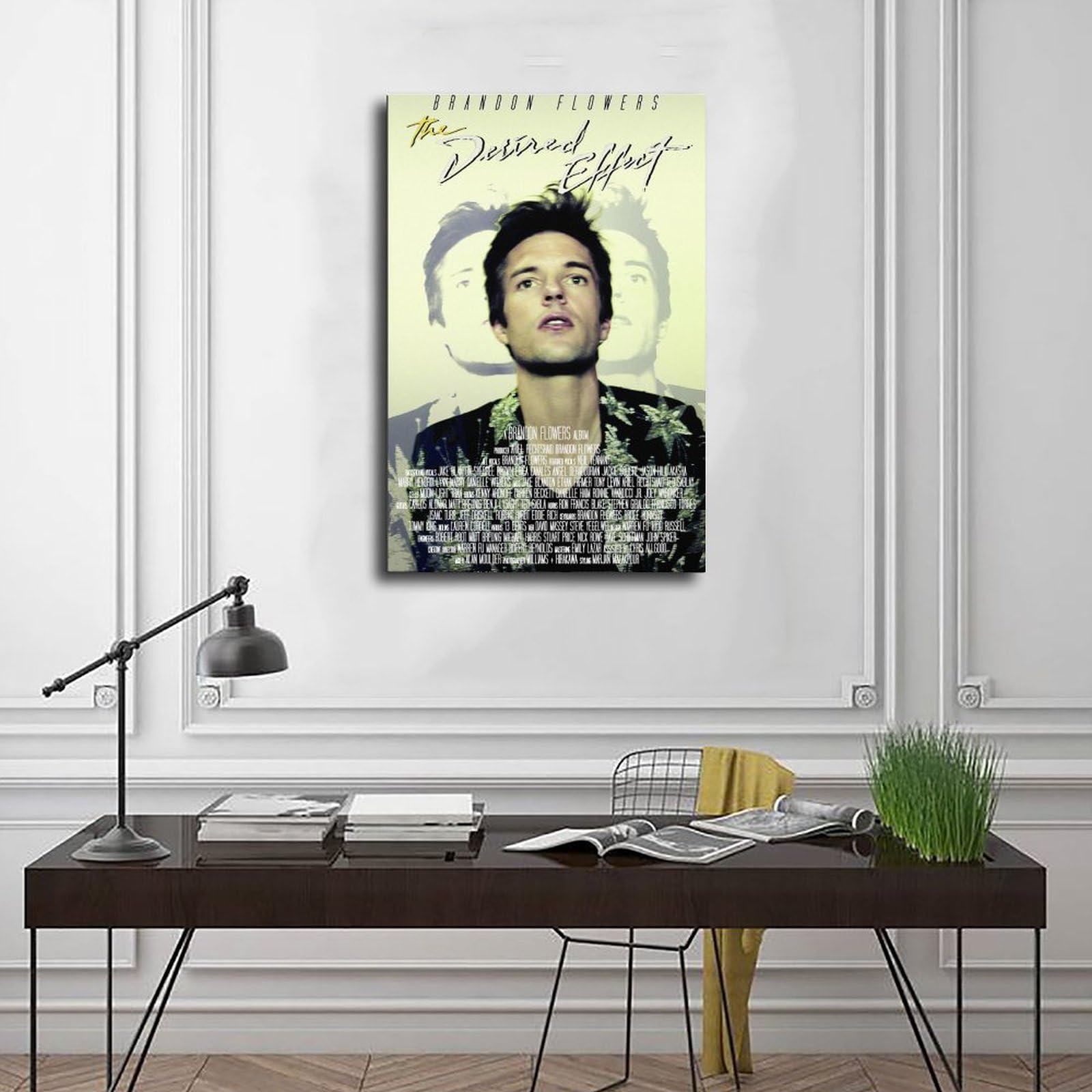 Produktbild von KUSDPKAJC Singer Brandon Flowers Poster Dekorative Malerei Leinwand