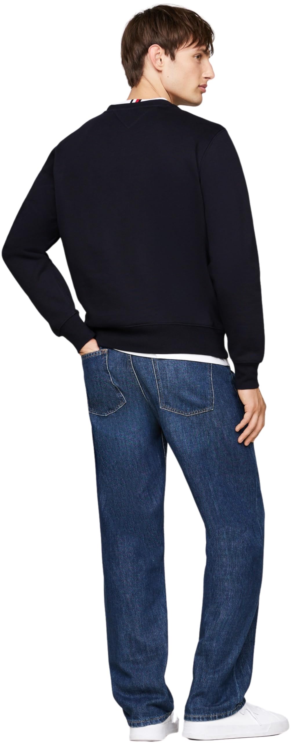 Tommy Hilfiger Sudadera Hombre Flag sin Capucha
