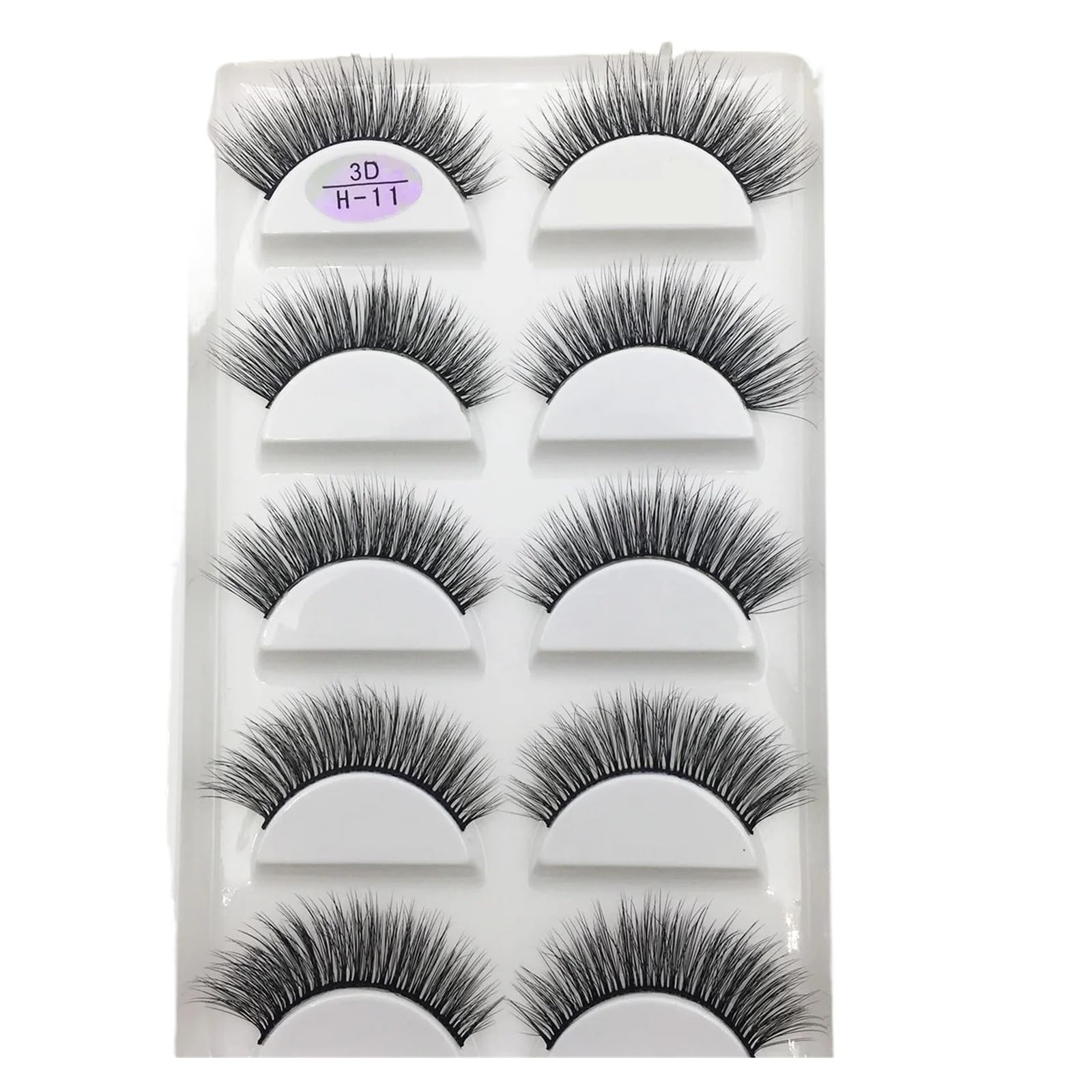 UAMOU 16 Style 10 50 Boxes 3D Mink Lashes Natural Cross False Eyelashes Long Messy Makeup Eye Lashes