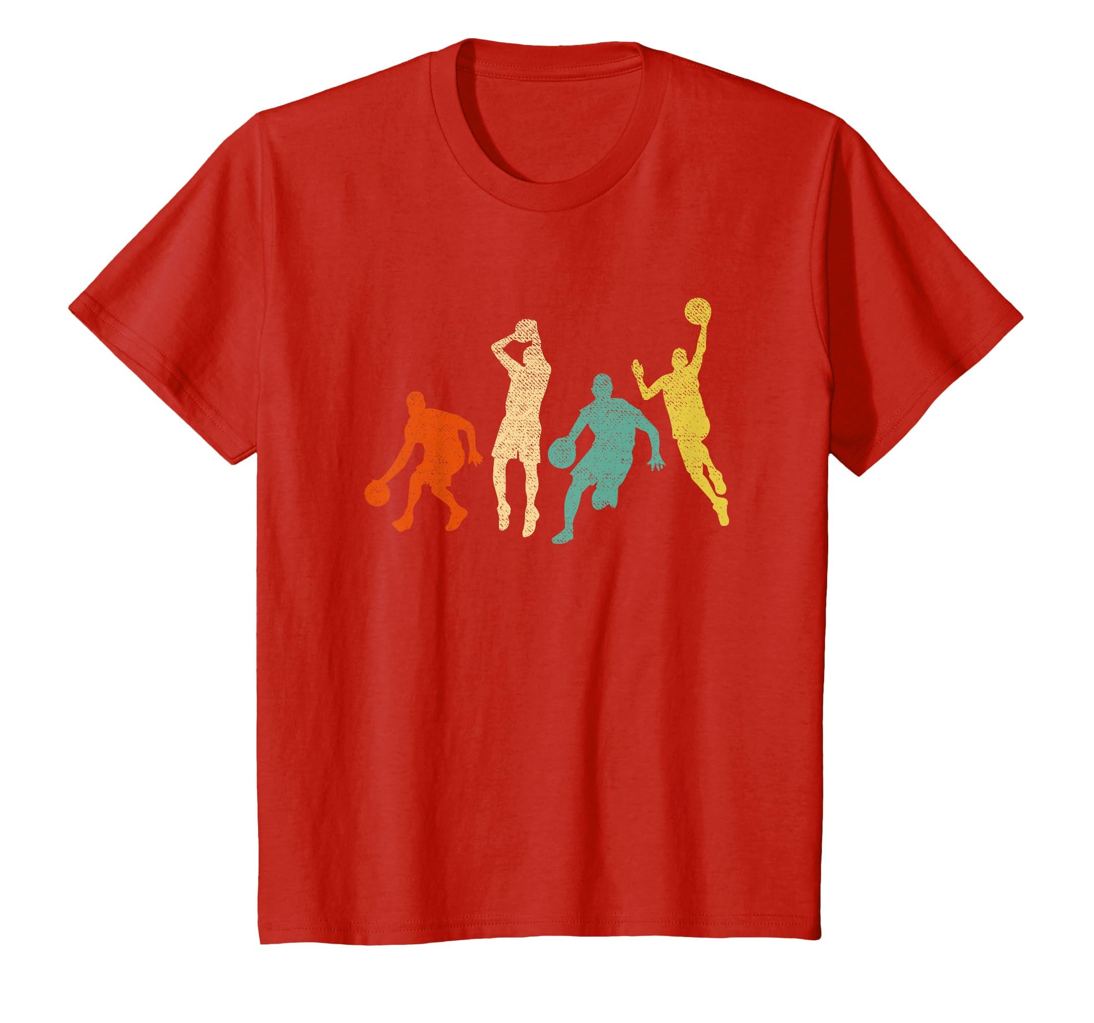 Vintage Basketball Ball Graphic Design Basketball Fan Player T-Shirt