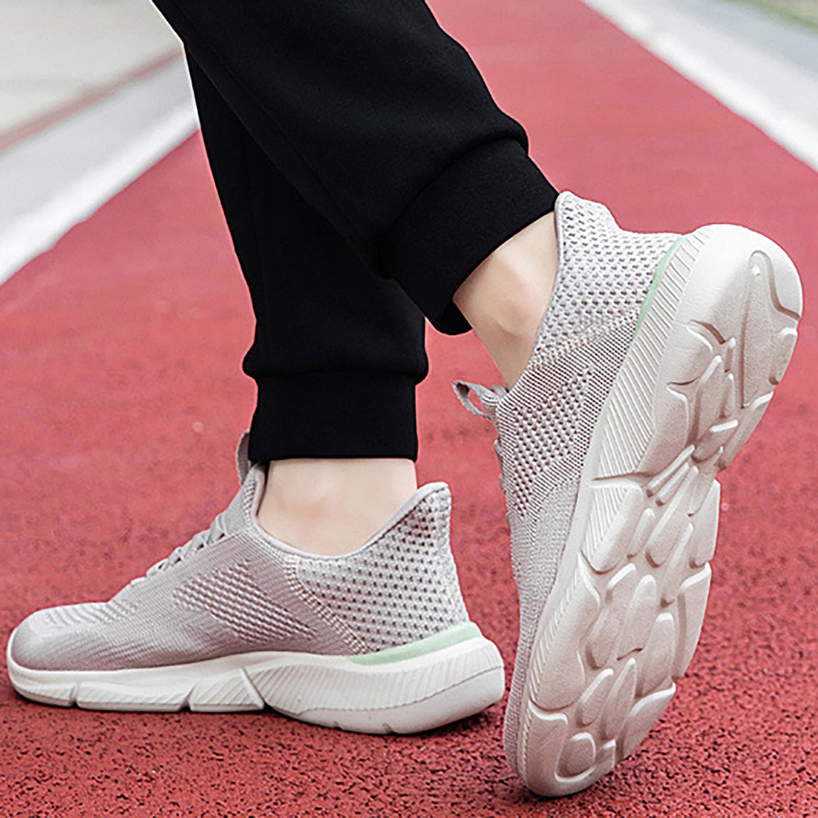 Herren Hallenschuhe Freizeitschuhe Herren Weich Leicht Joggingschuhe | Bequeme Straßenschuhen Fitnessstudio Walkingschuhe Atmungsaktiv Sneaker Einfarbige Laufschuhe