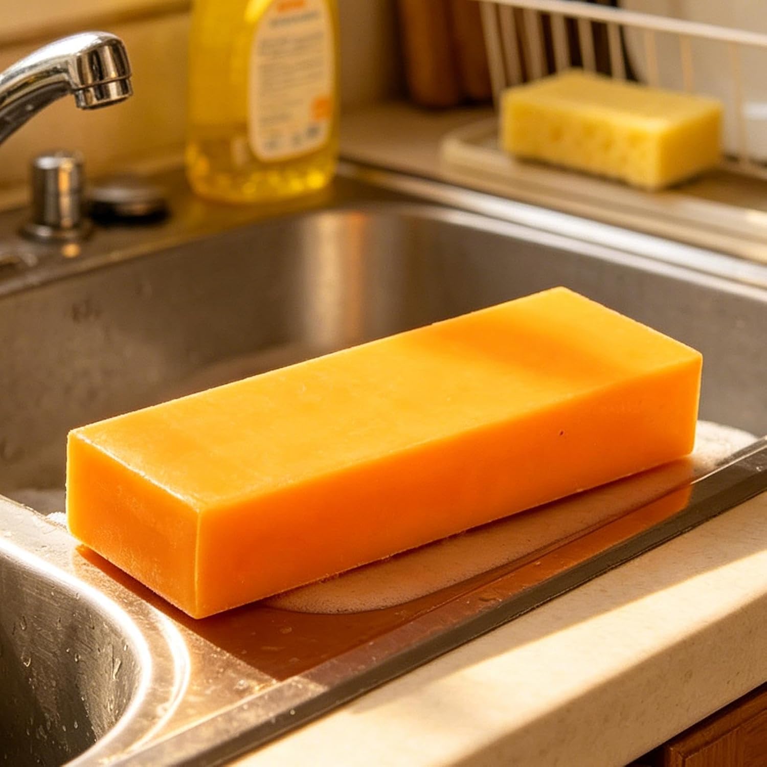 Rust Eraser Block, Multi Functional Cleaner, Powerful Polishing Tool Stainless Steel Remover, for Household Bathroom Kitchen Fridge Cookware Faucet Sink Stain Removal Use 8x2.5x1.3cm