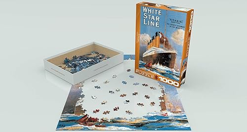 Miniatura 3 de EuroGraphics Titanic White Star Line - Rompecabezas de 1000 piezas (6000-1333)