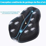 SKYJDM Motorcycle Seat Cushion, Universal Motorbike Gel Seat Cushion, Improved Ventilation Gaps 3D Honeycomb Structure Seat Cover, Breathable and Shock Absorption, Soft, Comfortable for Long Rides - 2