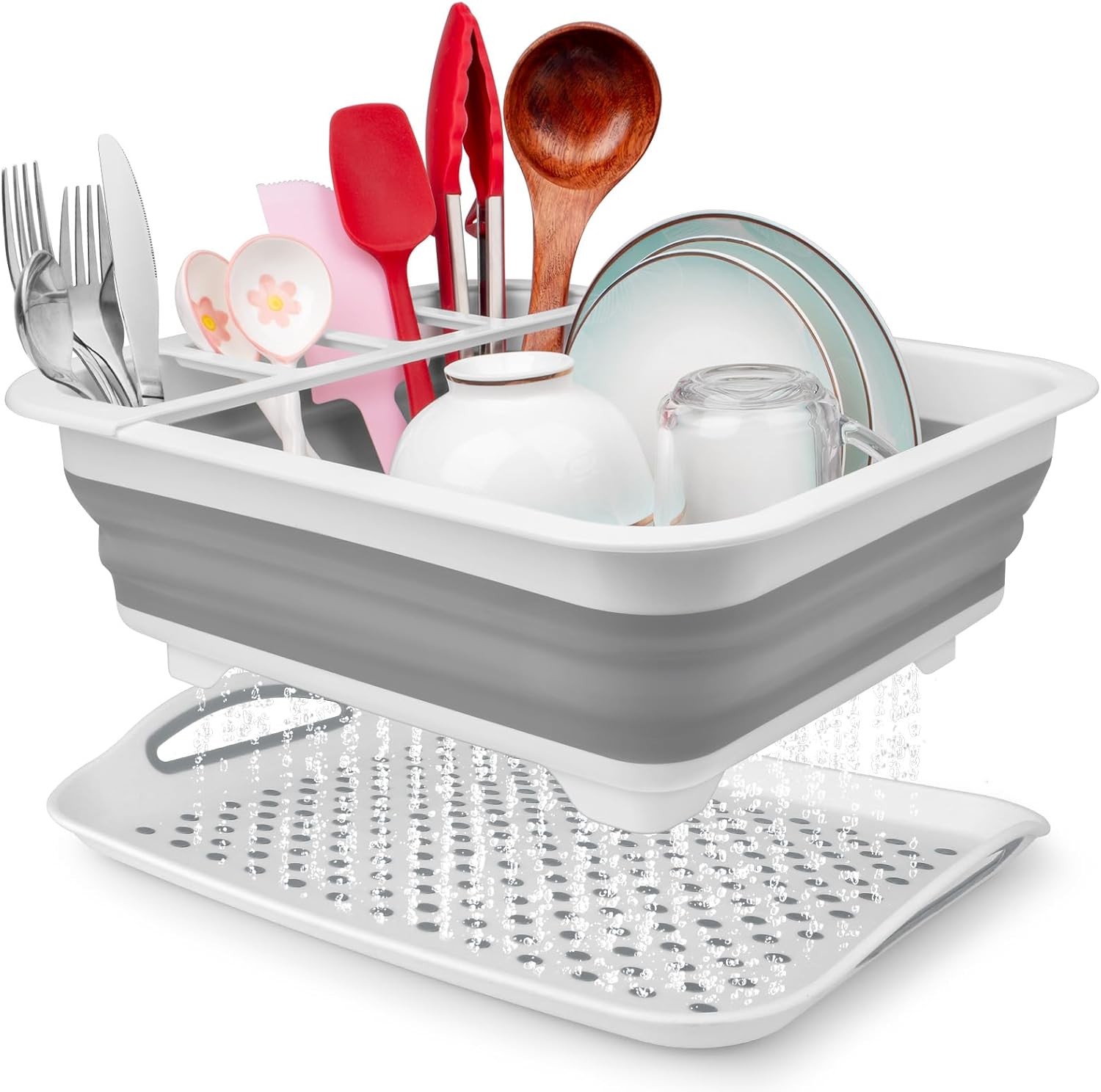 Collapsible Dish Drying Rack Portable Dish Drainers for