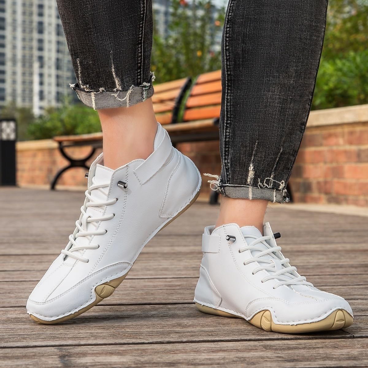 Italiaanse handgemaakte hoge laarzen Unisex Outdoor All-terrain Minimalistische Beck-schoenen Lichtgewicht Ademend Antislip Casual Blotevoetenschoenen