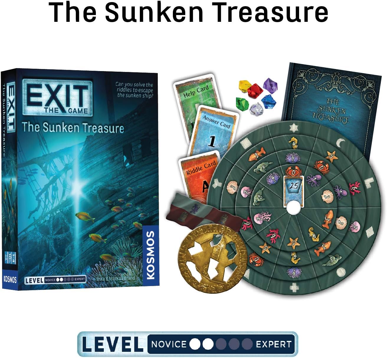 EXIT: The Game 4-Pack Escape Room Bundle | Season 3 | Dead Man on the Orient Express | Sinister Mansion | Sunken Treasure | Mysterious Museum | Family-Friendly, Cooperative Game | 1 to 4 Players
