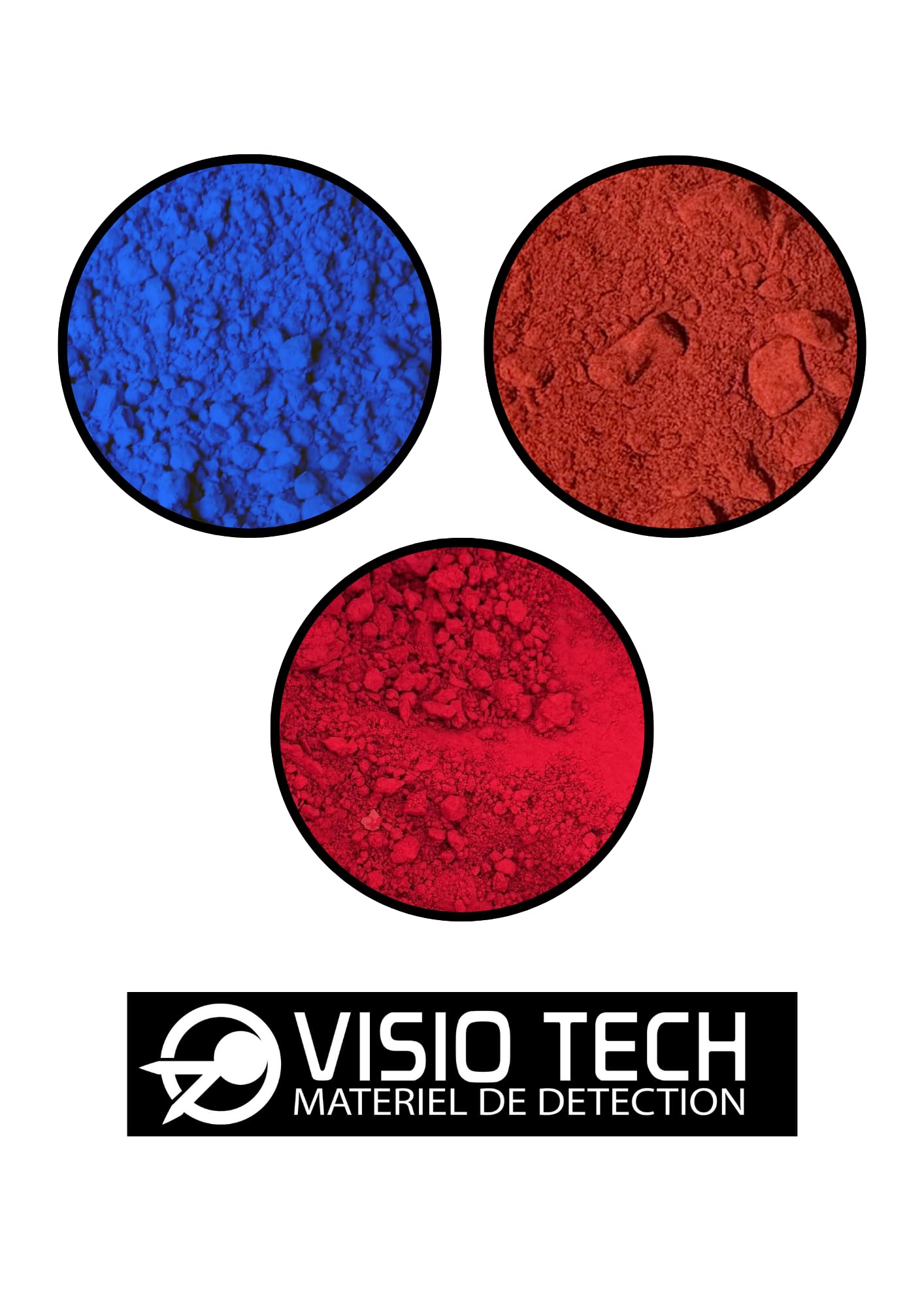Pack 3x 100 g Fluorescéine & Colorants Traçage (Vert, Rouge, Bleu) – Détection de fuites, Repérage réseaux eau, traçage canalisations – Poudre Soluble