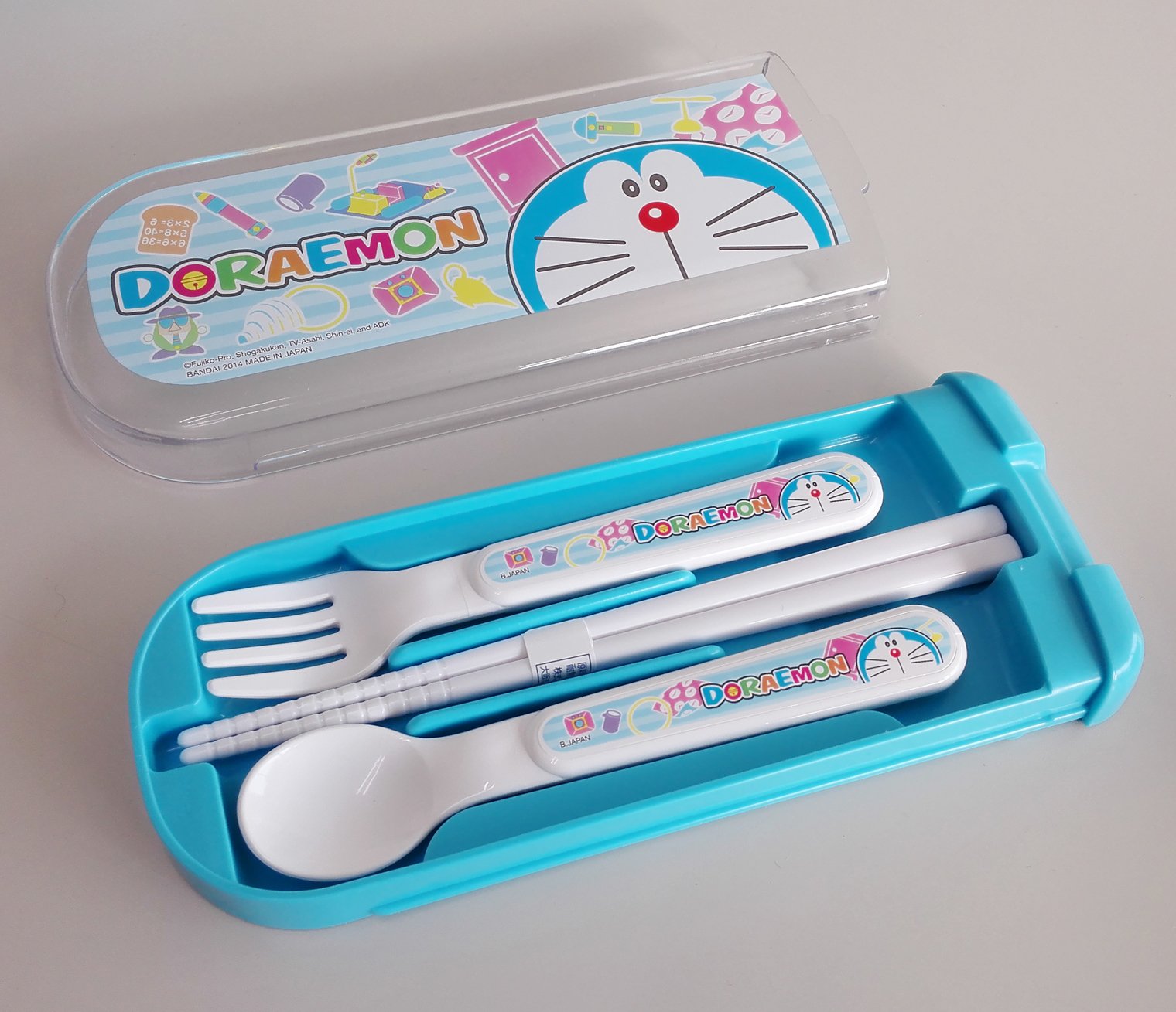 Amazon｜オーエスケー ドラえもん(NO.3) 引フタトリオ CT-28｜弁当用箸