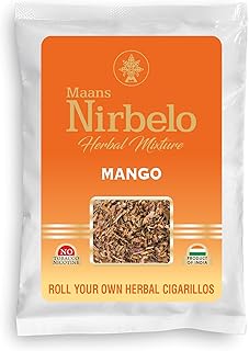Mango Flavoured Roll Your Own Herbal Blend | Tobacco and Nicotine Free | Pack of 1-35 Gram
