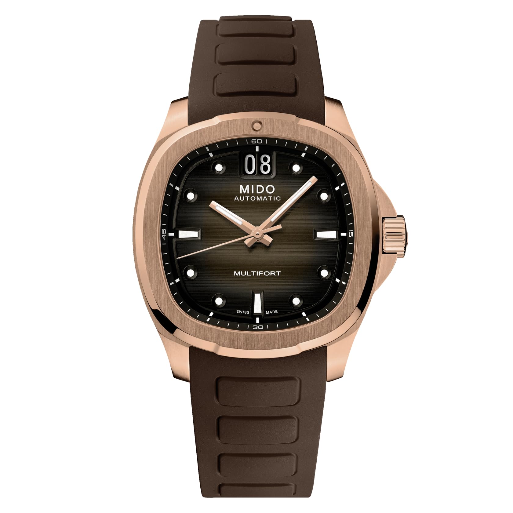 MIDO Multifort TV Big Date - Swiss Automatic Watch for Men - Stainless Steel, 40mm Case