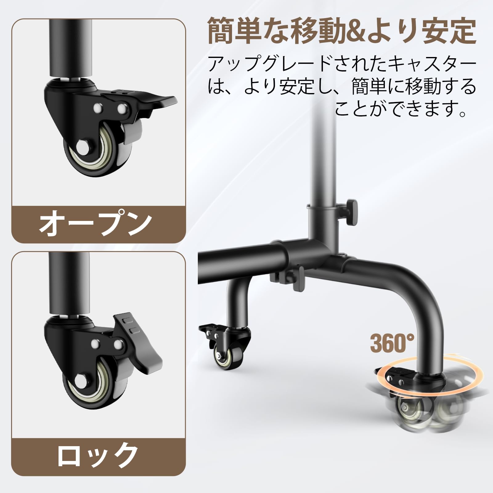 EMART アップグレード 背景スタンド 背景バナースタンド 300x210cm キャスター式2 in 1 撮影スタンド 高さと幅が調整可能 移動可能 生放 Amazon.co.jp: EMART アップグレード 背景スタンド 背景バナースタンド