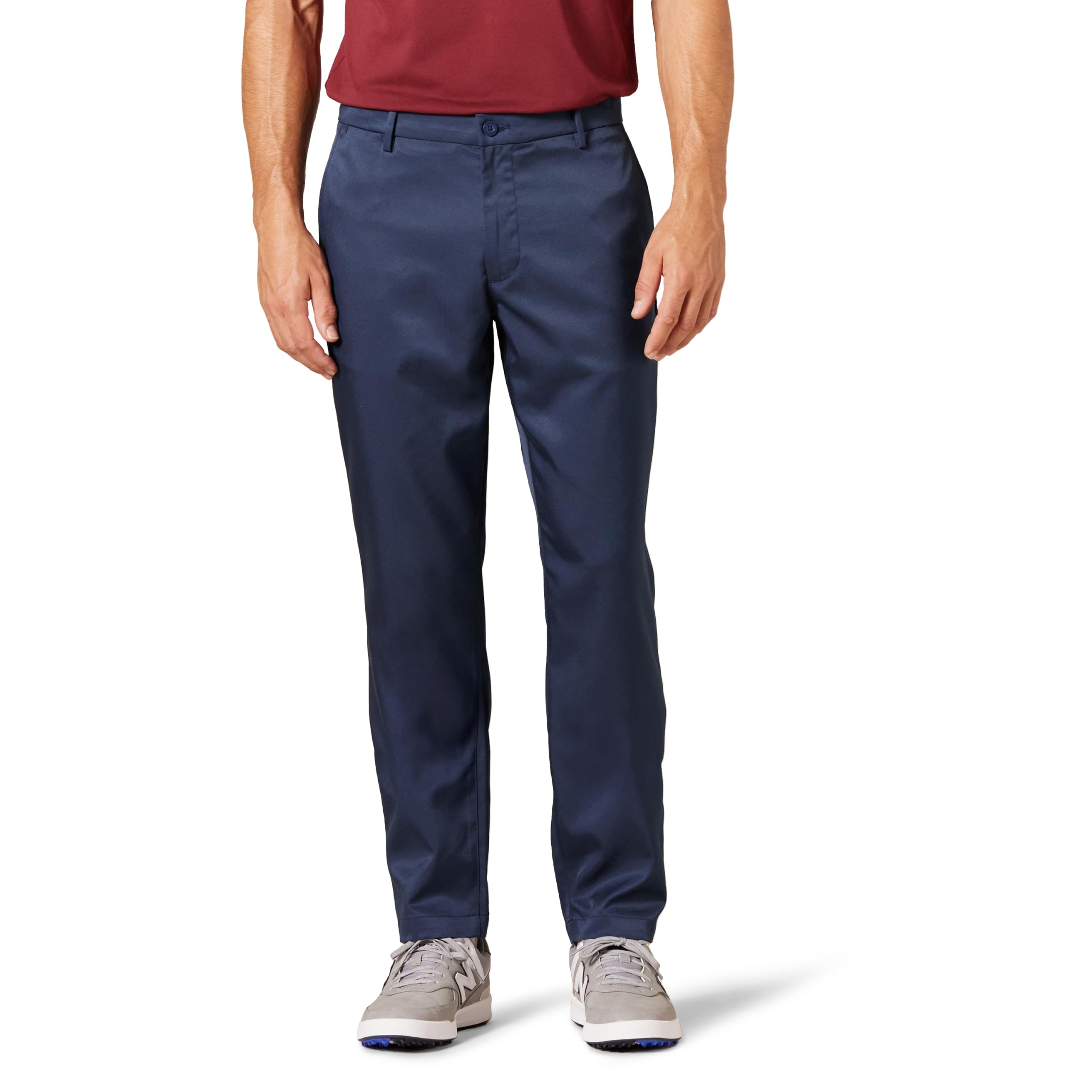Amazon Essentials Men's Athletic-fit Stretch Golf Trousers (Available in Big and Tall), Navy, 42W / 28L