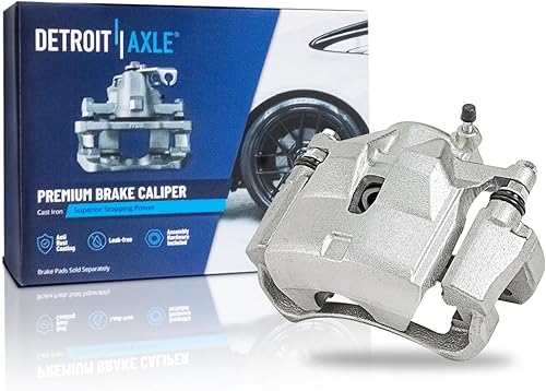 Miniatura 157 de Detroit Axle - Pinza de freno delantera derecha con soporte de repuesto para Chevrolet Equinox Captiva Sport Pontiac Torrent Saturn Vue Suzuki XL-7