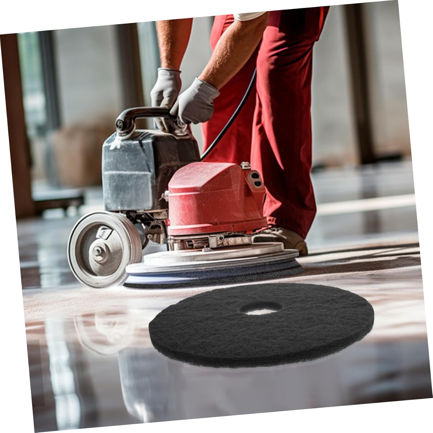 Floor Polishing Cleaning Pad Replacement Floor Machine Mat for Efficient Cleaning Easy