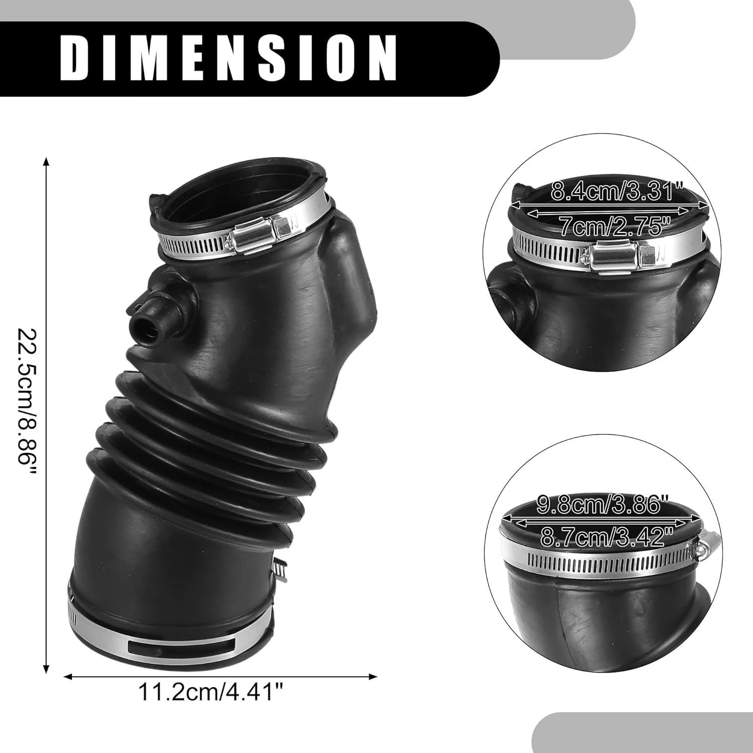 エアフィルター吸気管ホース Compatible With Pilot V6 3.5L 2009 2010 2011 2012 20 エアフィルター吸気ホース Compatible With Pilot V6 3.5L 2009 2010 2011 2012 201