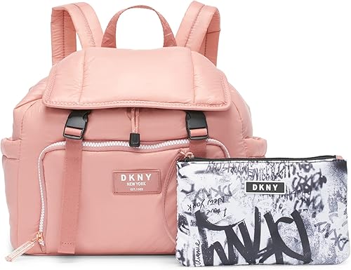 DKNY Mochila ligera casual para mujer, Primrose, Mochila ligera casual