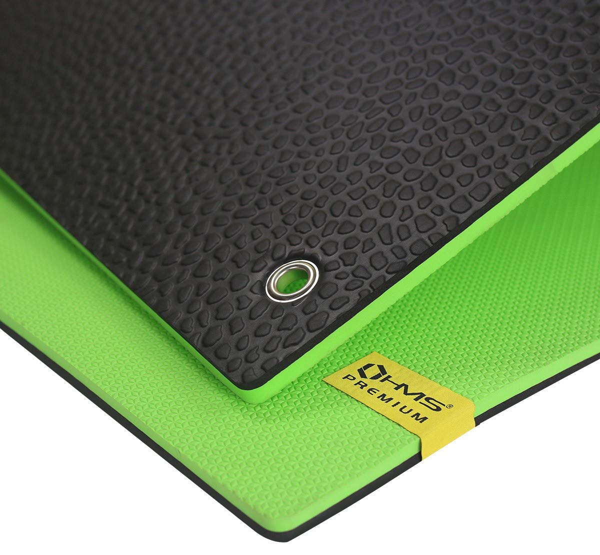 HMS MFK03 Premium Professional Fitness Mat Green