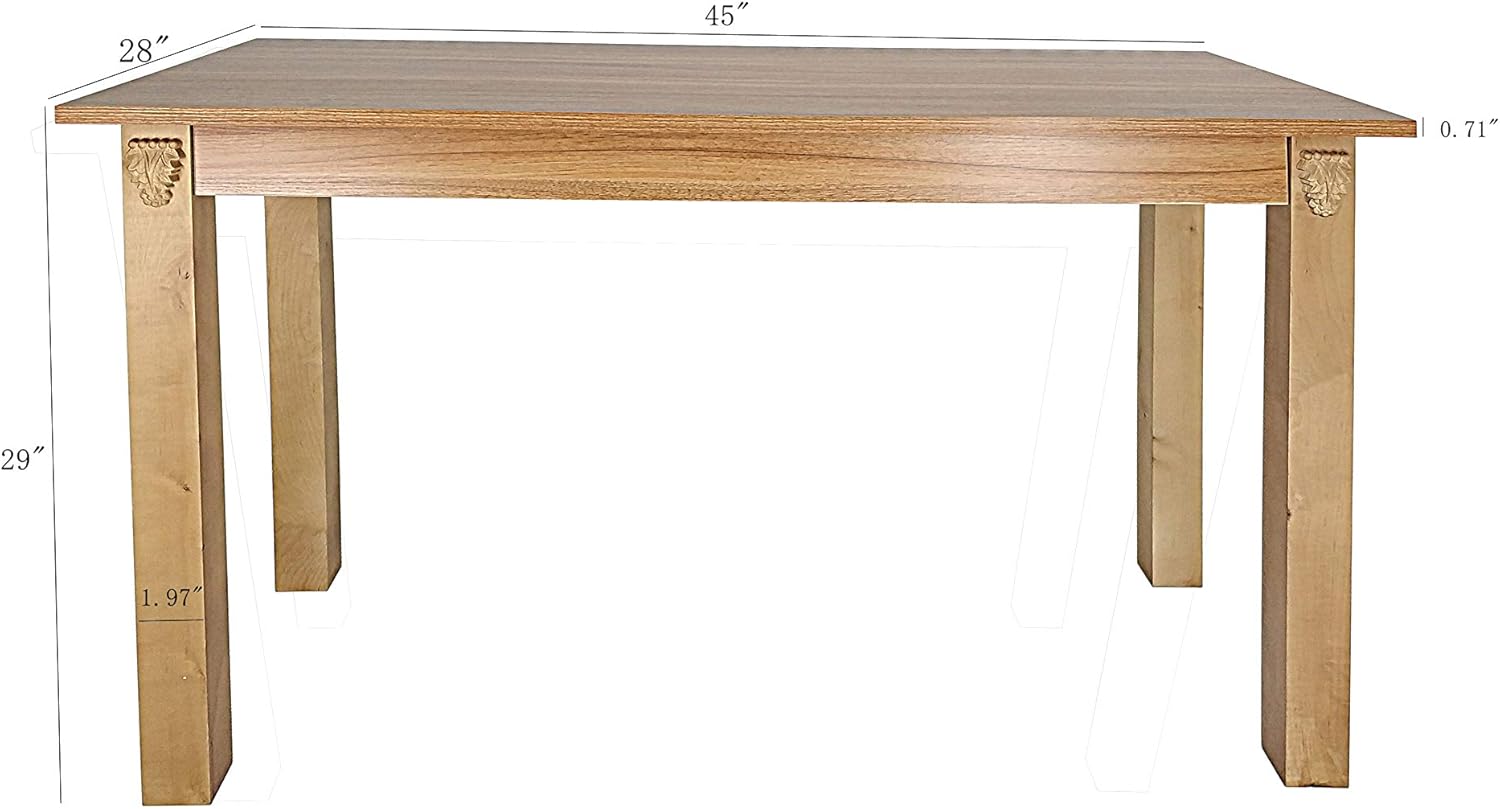 HOLYS 45" L x 28" D x 29" H Church Holy Communion Table Christian Wood Table Breakfast Writing Desk in Remembrance of Me 11462NEW-PLAIN