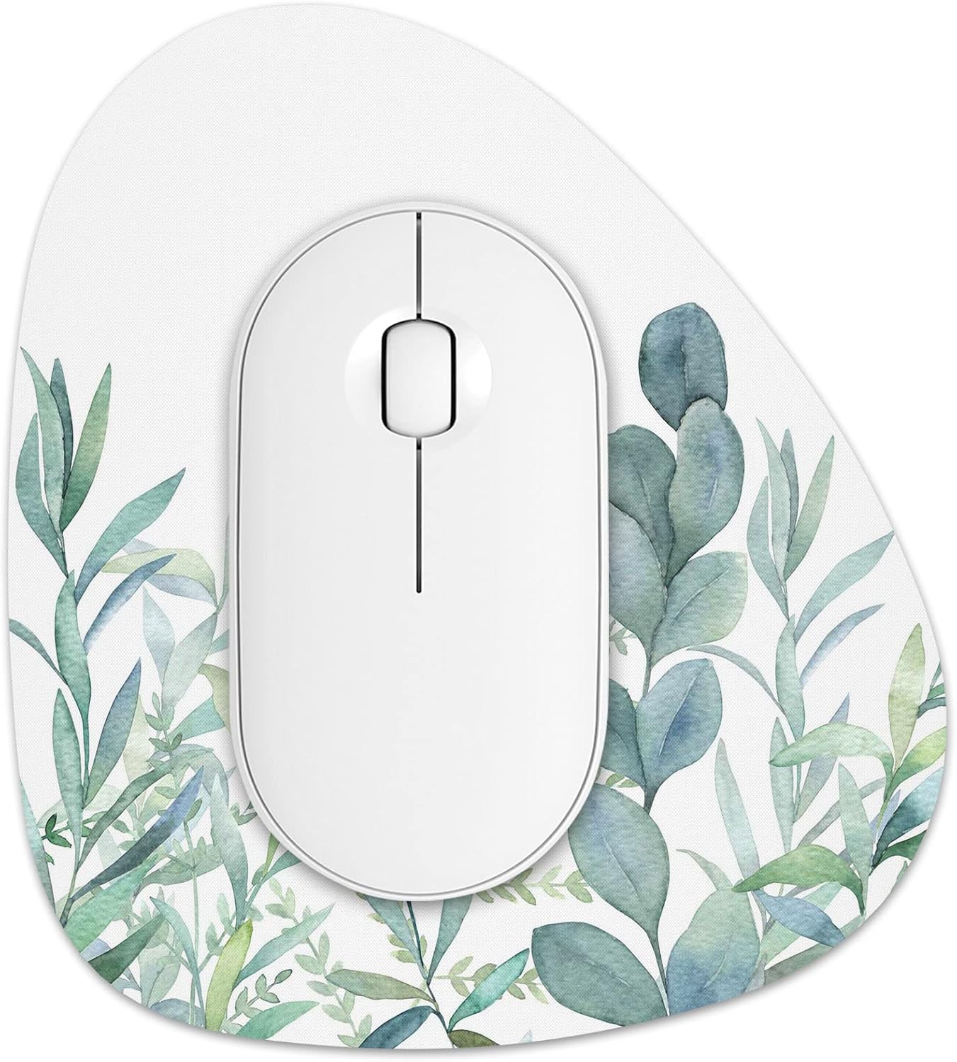 Rimilak Small Mouse Pad 6 x 7 Inch, Irregular Mini Mouse Pad with NonSlip Rubber