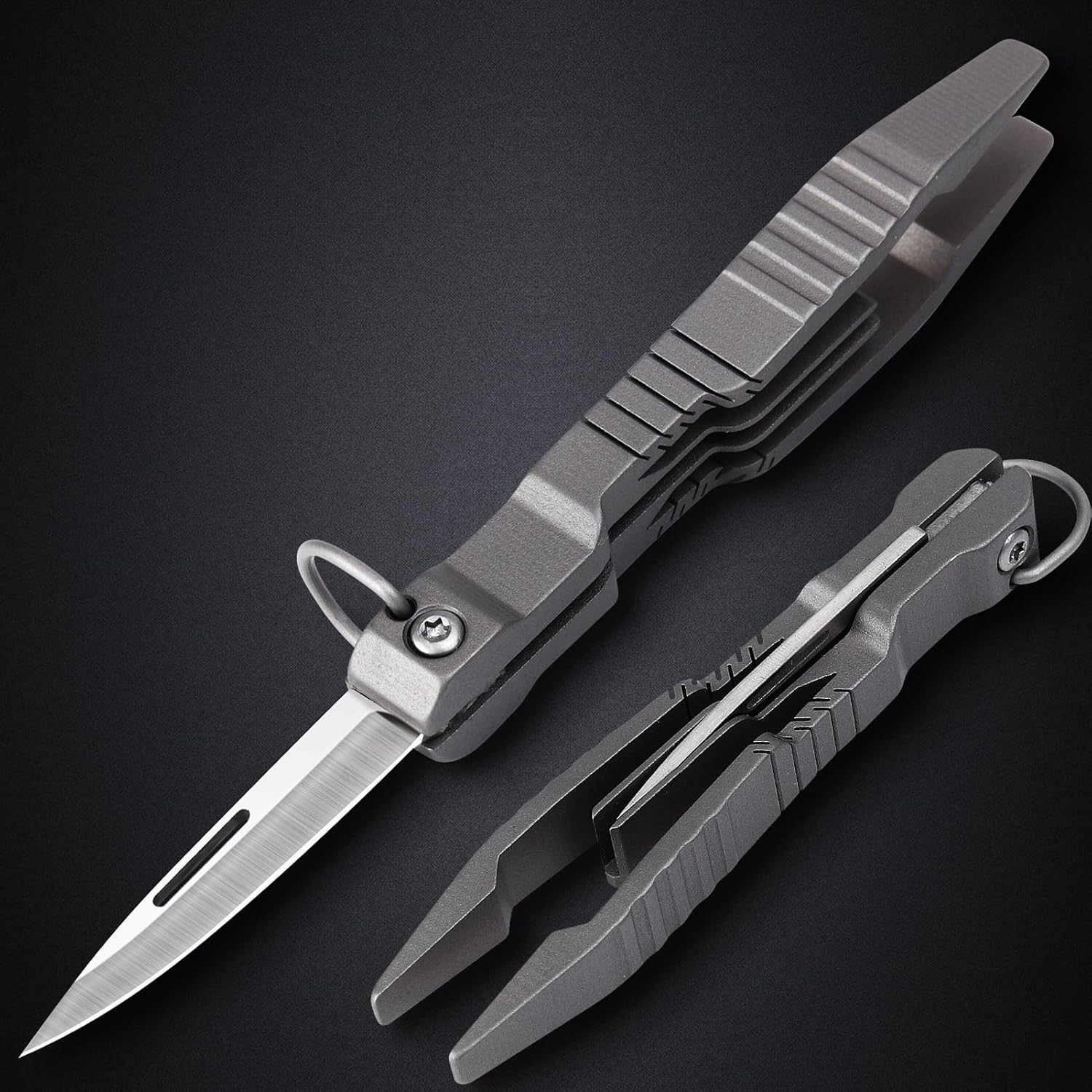 EDCFANS Tweezers Multi tool, EDC Tweezers Tool with Pocket