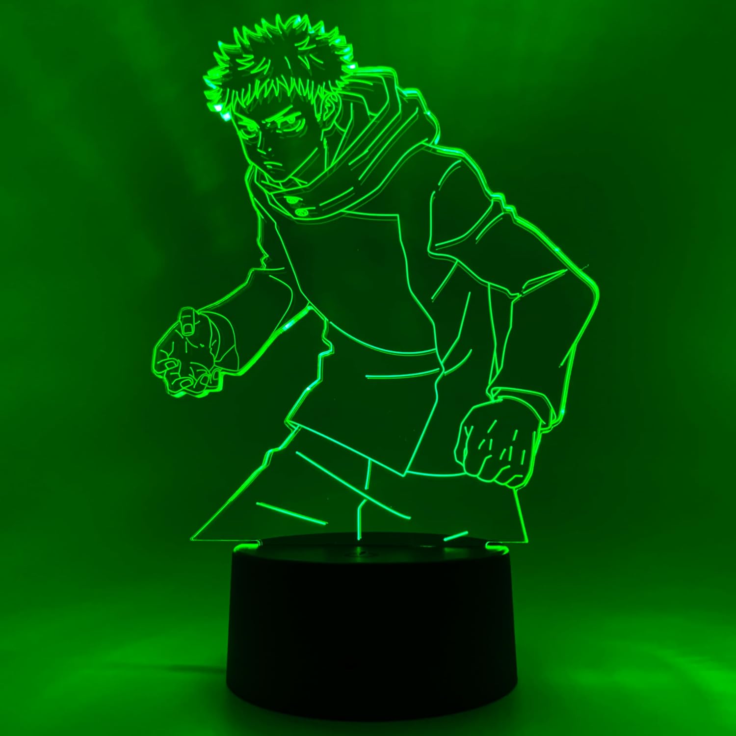 Otaku Lamps Jujutsu Kaisen - Yuji Itadori (Shibuya) Anime Night Light, 16 Color RGB LED – Gift for Otaku