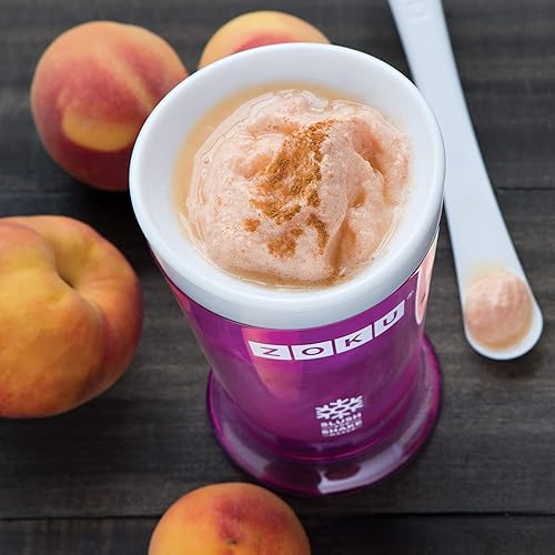 Miniatura 5 de Fábrica de batidos Zoku Slush y Shake Maker, color naranja, Púrpura