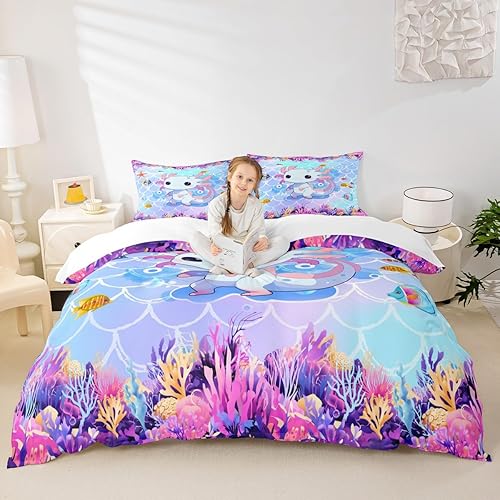 Miniatura 18 de Juego de funda de edredón para amantes de la gimnasia, tamaño Queen, silueta de gimnasta, juego de ropa de cama rosa para niños, adolescentes y