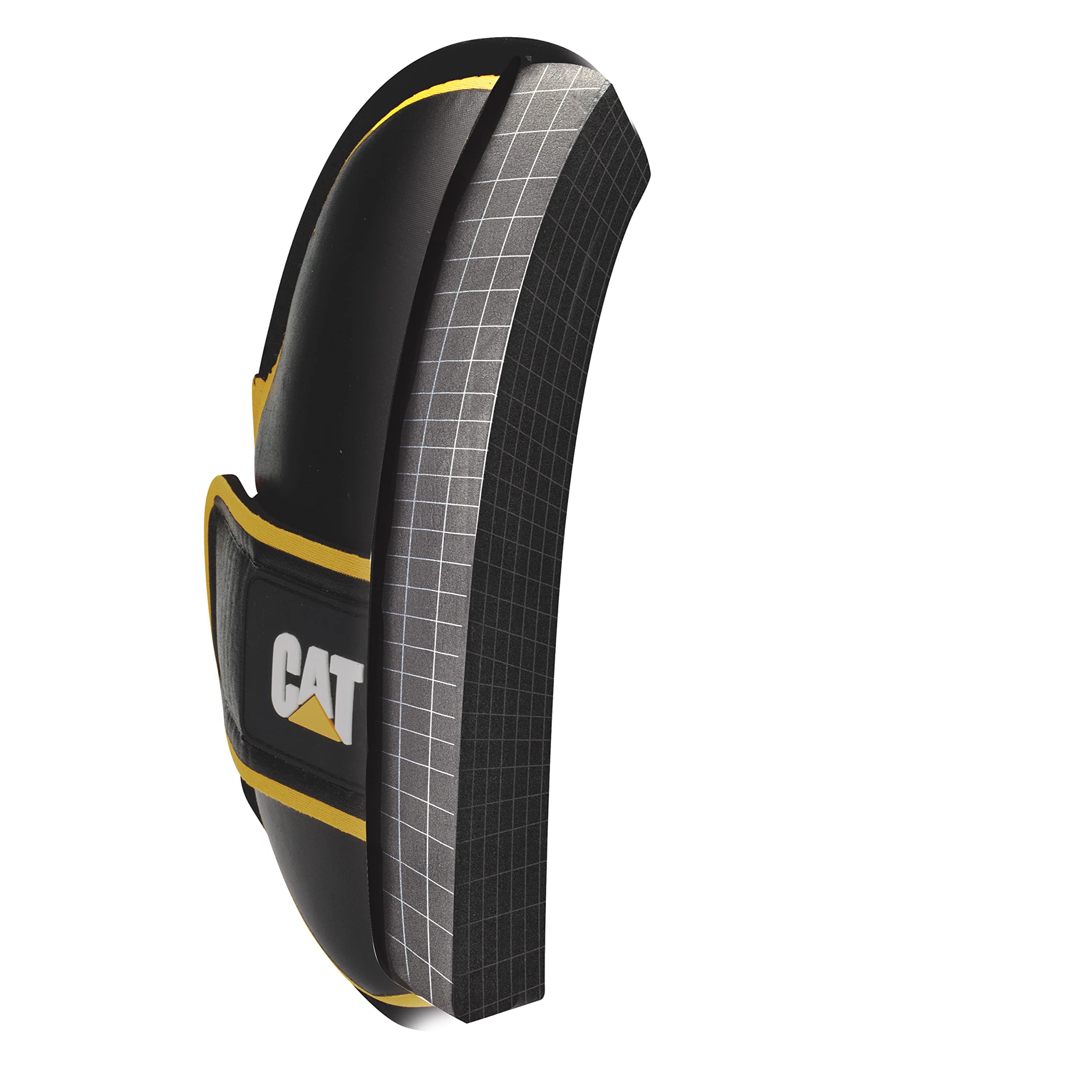 CAT 980747ECT Cushion-980747ECT Soft Non-Slip Knee Work Protection, Elastic Straps, Secure, Construction, Floor Jobs, Inner Pad Cushion, One Pair- 980747ECT, Black - View #4