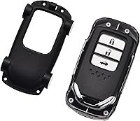 Vista 7 de para Funda de Llavero Honda - Estuche de llavero compatible con Honda Accord Civic CRV Pilot Odyssey Passport Llave Remota Inteligente - Negro