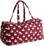 Vera Bradley Womens Premium Cotton Grand sac de voyage