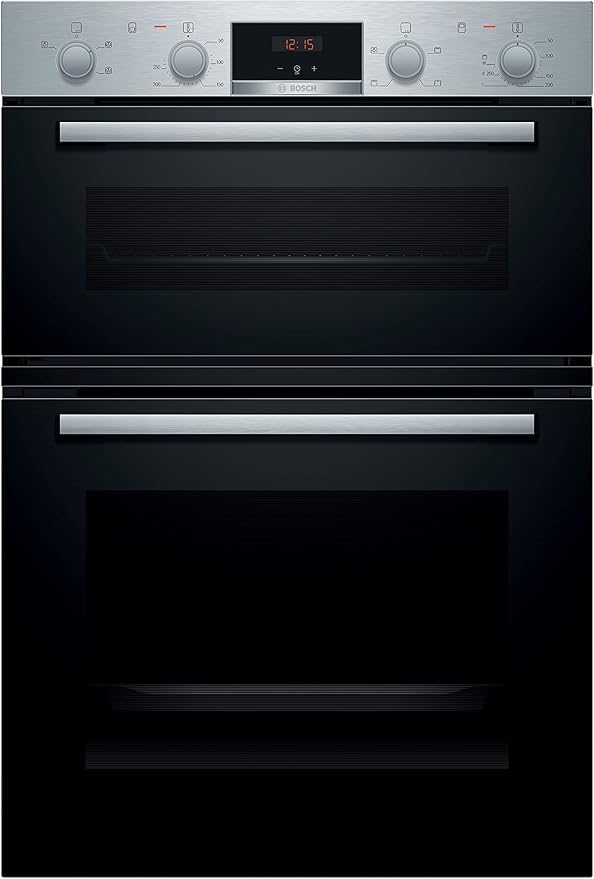 Bosch MHA133BR0B Serie 2 Builtin Double Oven with EcoClean Direct, 3D