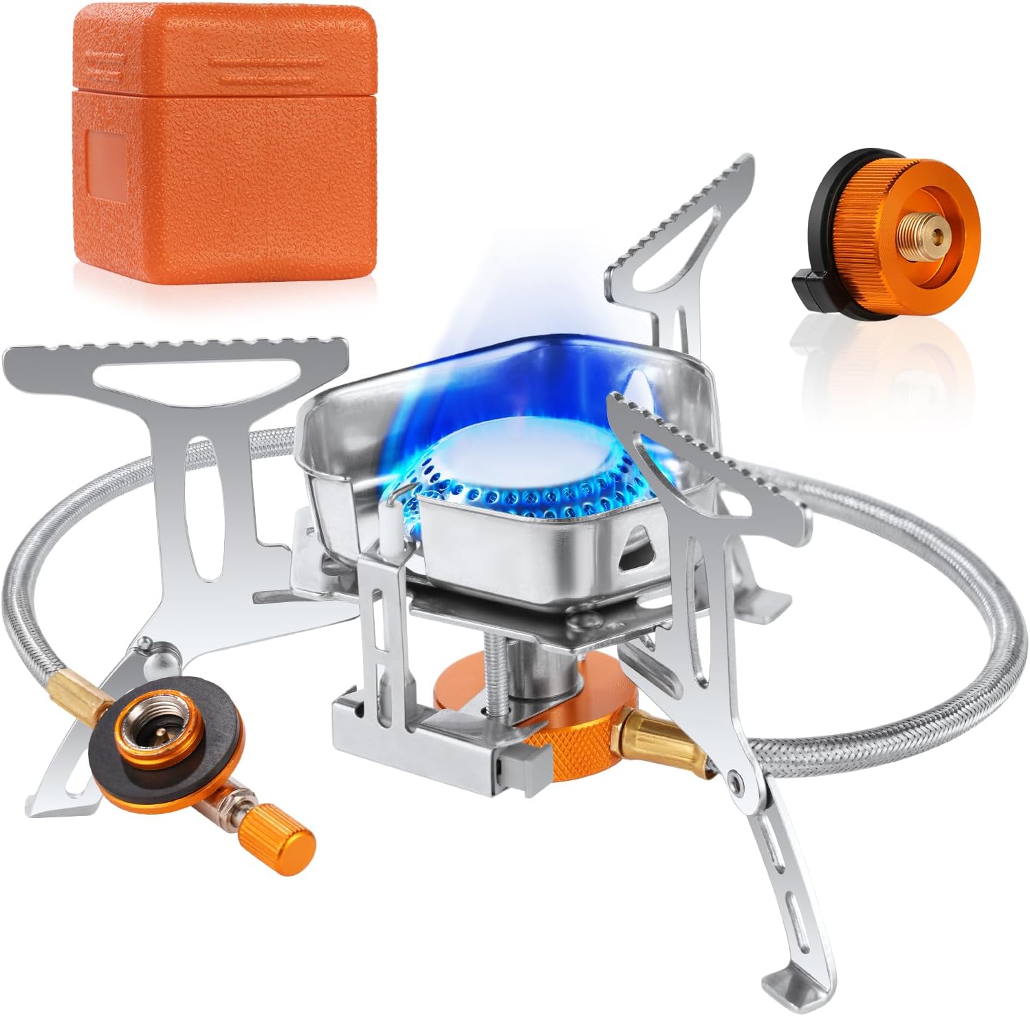 Fornello A Gas Da Campeggio Fornellino Da Campo Portatile Butano Bomboletta - Foto 4